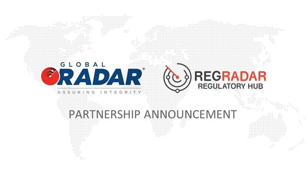 Read more about the article RegRadar partners with Global RADAR to further increase the value proposition of the companies to their clients.