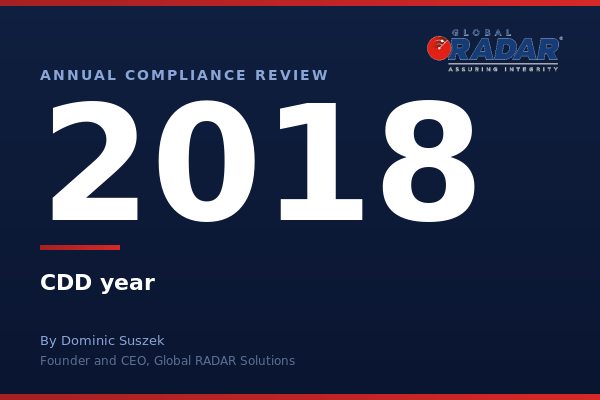 2018 Annual Compliance Review cover