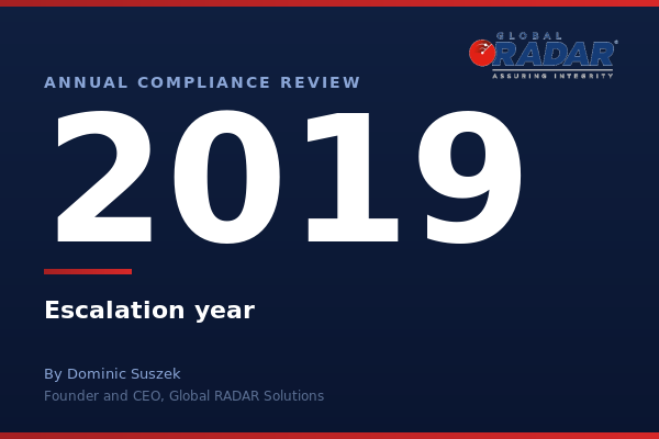 2019 Annual Compliance Review cover