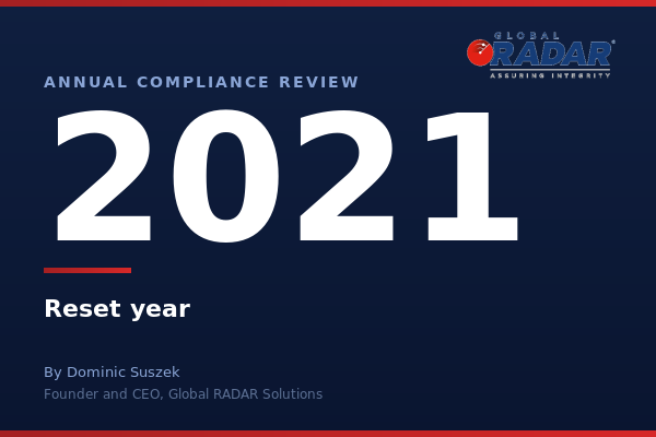 2021 Annual Compliance Review cover